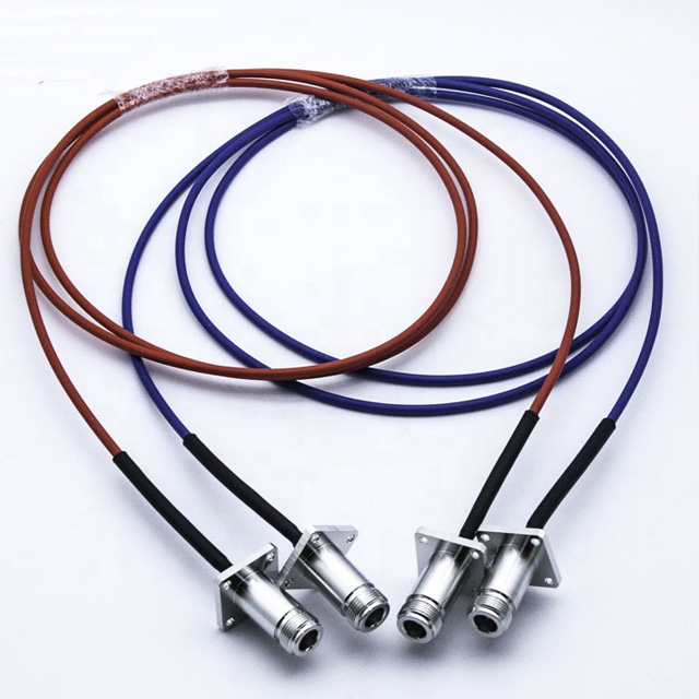 RG402 RG141 jumper cable assembled with N male connector both side in customized length(N-KF402-3-N-KF402-3-2m)