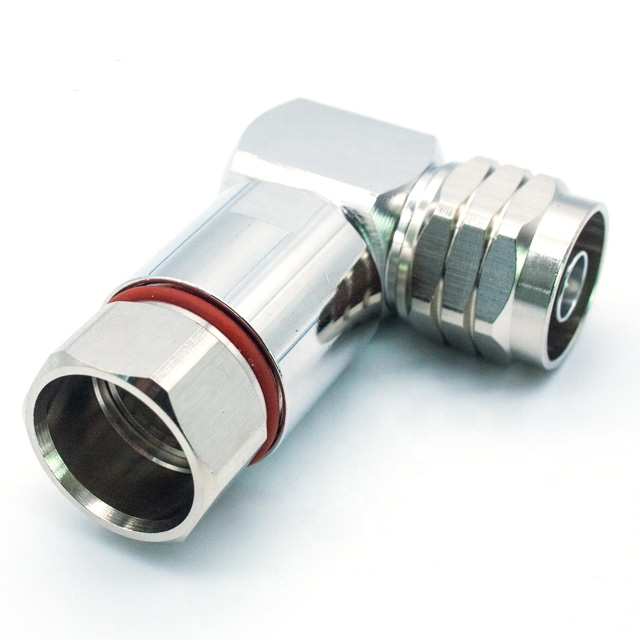 N Male R/A Straight Connector for 1/2” Feeder Cable(N-JW1/2)