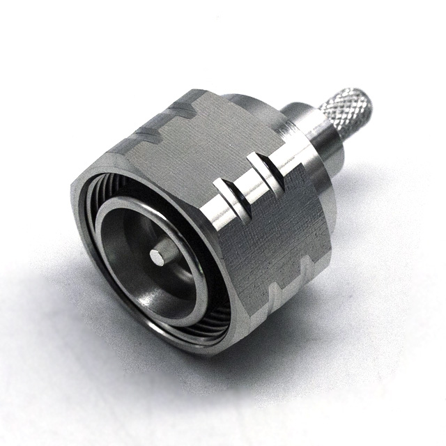 4.3/10 Male Straight Connector For RG142 Cable Crimp(4.3/10-C-J142)