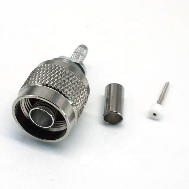 N MALE CRIMP CONNECTOR FOR RG223 CABLE(N-JC223)