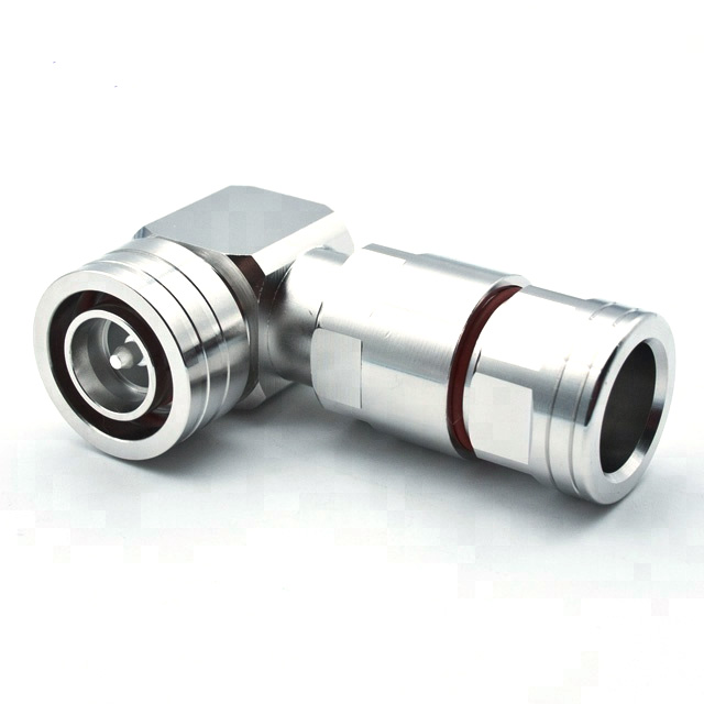 Quick Type 4.3/10 Male R/A Connector for 1/2” Feeder Cable (Q4.3/10-JW1/2)
