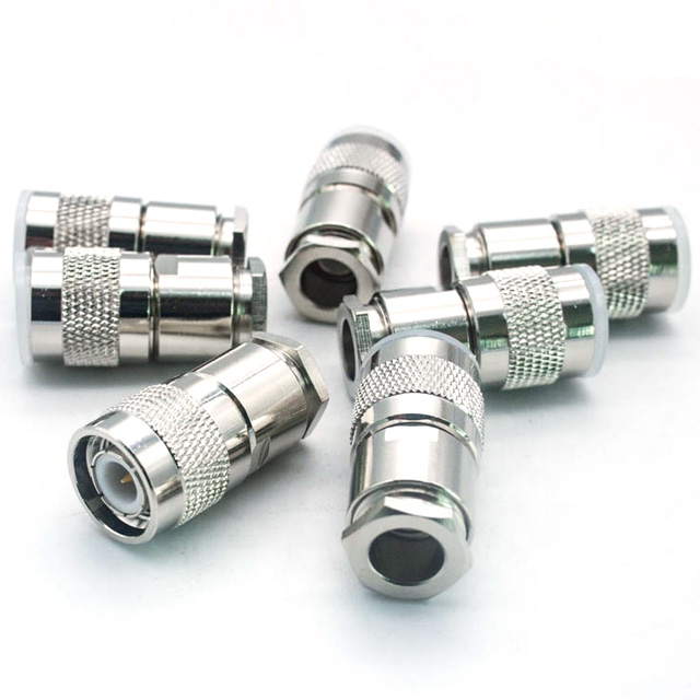 TNC Male Straight Connector for for SYV-50-5 Cable Clamp type(TNC-J27)