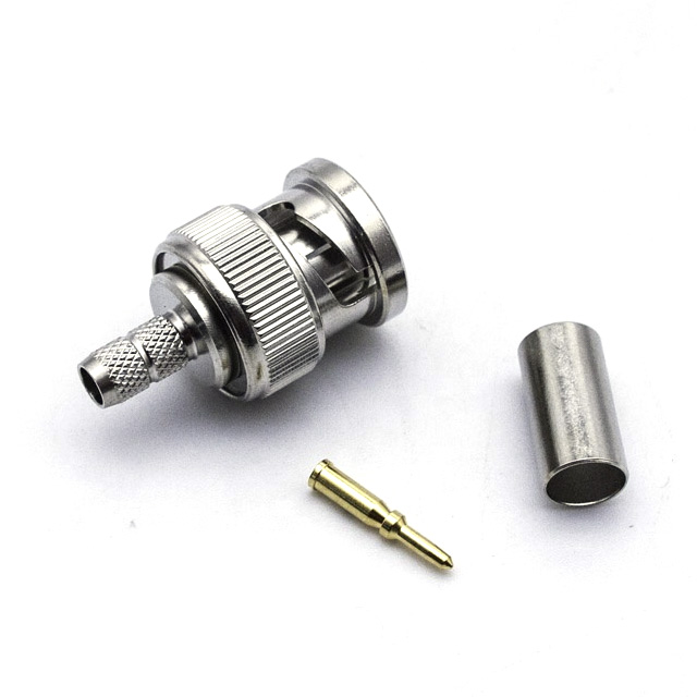 BNC Male Straight Connector Crimp for ​RG223/RG142 Cable(BNC-C-J223-2)