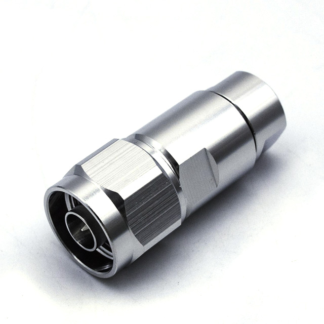 N Male Straight Connector for 1/4” Feeder Cable(N-J1/4-5)