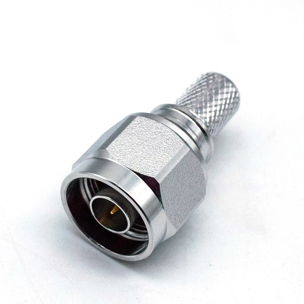 TNC Male Straight Connector for LMR400 Cable Crimp type