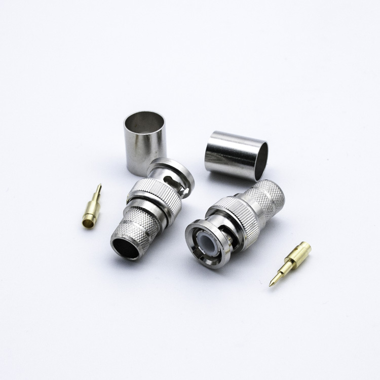 BNC Male Straight Connector Crimp for LMR400 Cable(BNC-C-J400-1)