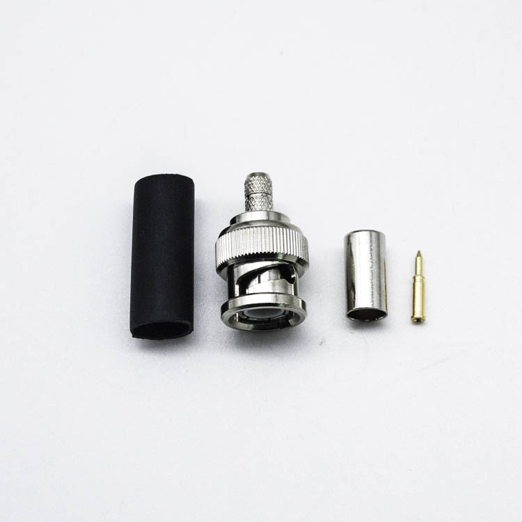 BNC Male Straight Connector Crimp for RG142 Cable(BNC-C-J142)
