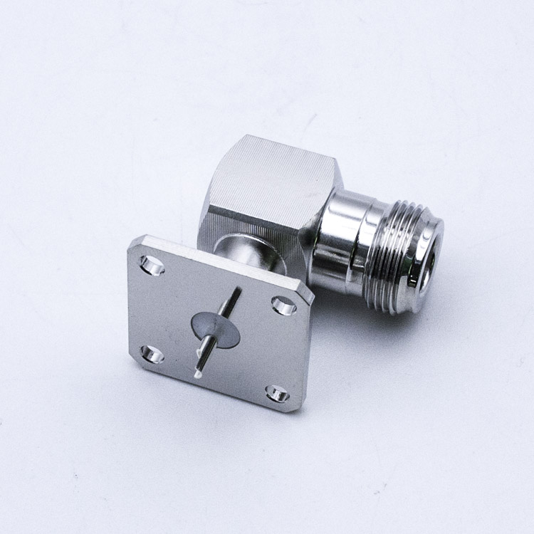 N Female Right Angle Connector Flange  (N-KWFD-3)