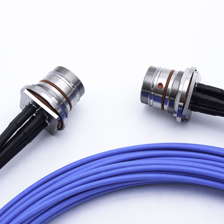 RG141 Jumper cable with MQ5 plug to MQ5 plug,5M(MQ5-J141-6/MQ5-J141-6-5m)