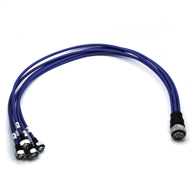 1/4”Superflex Jumper Cable,MQ5 Plug To 4.3-10 male,1m for PIM3 Test