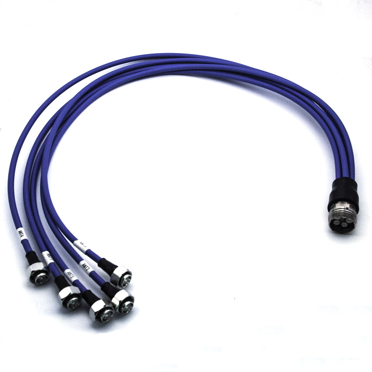 1/4”Superflex Jumper Cable,MQ5 Jack To 4.3-10 male,1m for PIM3 Test