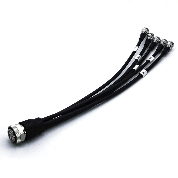 1/4”Superflex Jumper Cable,MQ5 Plug To 4.3-10 female,0.5m