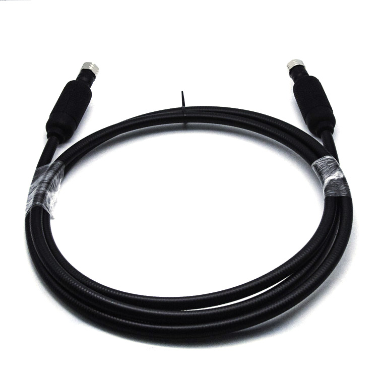 1/2" Superflex Jumper cable with waterproof rubber boots , 4.3/10 Male straight to 4.3/10 Male straight  (4.3/10-H-J1/2S-5/4.3/10-H-J1/2S-5-3M-1)
