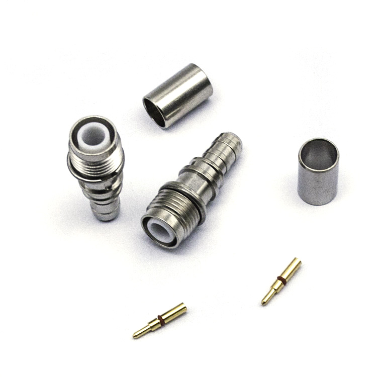 Reversed Polarity TNC Male Straight Connector for RG58 Cable Crimp type  (RP-TNC-C-J58)