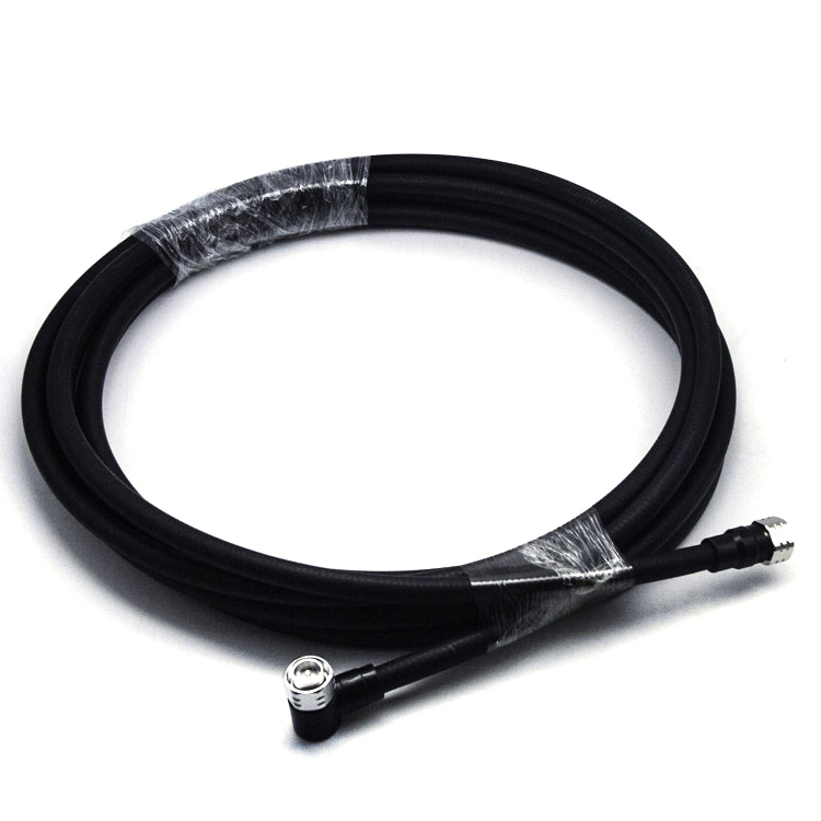 1/2" Superflex Jumper cable , 4.3/10 Male straight to 4.3/10 Male Right Angle,7m  (4.3/10-H-JW1/2S-3-4.3/10-H-J1/2S-5-7m)
