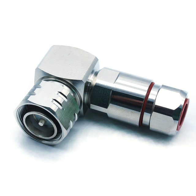 4.3/10 Male Right Angle Connector for 1/2" Superflex Cable  (4.3/10-JW1/2S)