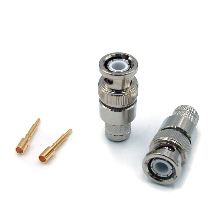BNC Male Straight Connector Crimp for LMR400 Cable  BNC-C-J400(LLM)